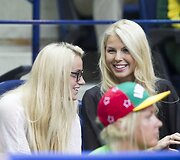Ado Ju&scaron;kevičiaus draugė Simona ir Lino Kleizos draugė Agneta Karalevičiūtė