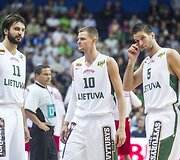 Linas Kleiza, Renaldas Seibutis ir Mantas Kalnietis