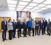 Moldovos Parlamento vadovas Igoris Grosu susitiko su Seimo Pirmininke Viktorija Čmilyte-Nielsen