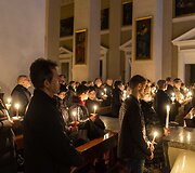 Naktinės mi&scaron;ios Katedroje