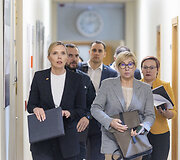 Agnė Bilotaitė ir Jurgita &Scaron;iugždinienė
