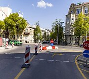 Tauro ir Pamėnkalnio gatvių sankryža 