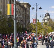 Vilniaus gatvėmis žygiavo tūkstančiai Pasaulio lenkų dienos dalyvių