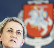 Nidos Grunskienės spaudos konferencija dėl prokuroro Dainiaus Kunigėlio atleidimo