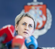 Nidos Grunskienės spaudos konferencija dėl prokuroro Dainiaus Kunigėlio atleidimo