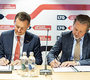 &bdquo;LTG Link&ldquo; naujų elektrinių ir elektrinių&ndash;baterinių traukinių vie&scaron;ojo pirkimo sutarties pasira&scaron;ymas