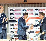 &bdquo;LTG Link&ldquo; naujų elektrinių ir elektrinių&ndash;baterinių traukinių vie&scaron;ojo pirkimo sutarties pasira&scaron;ymas