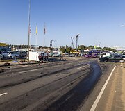 Ankstų antradienio rytą prie &bdquo;Gariūnų&ldquo; įvyko avarija