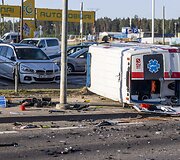 Ankstų antradienio rytą prie &bdquo;Gariūnų&ldquo; įvyko avarija