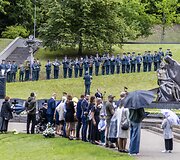 Medininkų žudynių pagerbimo ceremonija Antakalnio kapinėse