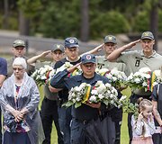 Medininkų žudynių pagerbimo ceremonija Antakalnio kapinėse