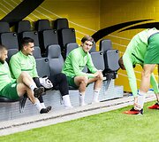 Prie&scaron; artėjančias UEFA Čempionų lygos rungtynes &bdquo;Žalgirio&ldquo; treniruotė