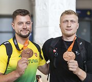 I&scaron; pasaulio čempionato parskrido Lietuvos diskininkų delegacija