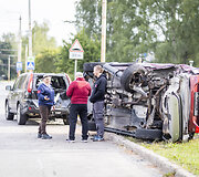 Vilniuje L. Asanavičiūtės g. įvyko masinė avarija