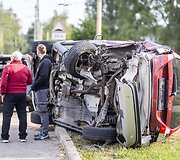 Vilniuje L. Asanavičiūtės g. įvyko masinė avarija