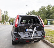 Vilniuje L. Asanavičiūtės g. įvyko masinė avarija