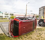 Vilniuje L. Asanavičiūtės g. įvyko masinė avarija