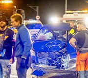 Prie Žaliojo tilto susidūrė &bdquo;&Scaron;koda&ldquo; ir prabangus &bdquo;Mercedes&ldquo; automobilis