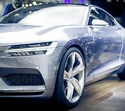 &bdquo;Volvo Concept Coupe&ldquo; automobilis Frankfurto automobilių parodoje