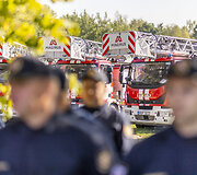 Prie&scaron;gaisrinėms gelbėjimo tarnyboms perduoti 47 automobiliai