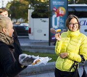 Vilniečiai mėgavosi &bdquo;Gardėsio&ldquo; įmonės siūlomu egzoti&scaron;ku produktu &bdquo;Hola!&ldquo;