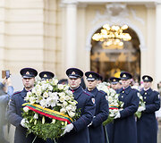 Pulkininko J. Vitkaus-Kazimieraičio laidotuvių ceremonija