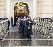 Pulkininko J. Vitkaus-Kazimieraičio laidotuvių ceremonija