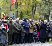 Pulkininko J. Vitkaus-Kazimieraičio laidotuvių ceremonija