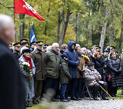 Pulkininko J. Vitkaus-Kazimieraičio laidotuvių ceremonija