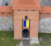 Trakų pilyje rastas sprogmuo