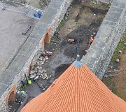 Trakų pilyje rastas sprogmuo