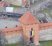 Trakų pilyje rastas sprogmuo
