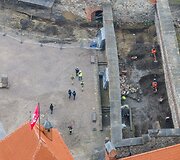 Trakų pilyje rastas sprogmuo