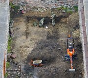Trakų pilyje rastas sprogmuo