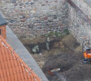 Trakų pilyje rastas sprogmuo