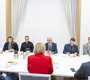Lenkijos ambasadorius Lietuvoje Konstanty Radziwiłł susitiko su  Lietuvos užsienio reikalų viceministre Jovita Neliup&scaron;iene