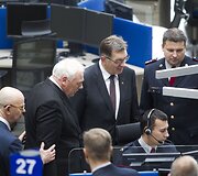 Algirdas Butkevičius ir Dailis Alfonsas Barakauskas apžiūrėjo BPC patalpas.