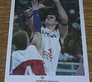 Lietuvos vyrų krep&scaron;inio rinktinės fotografo Tomo Tumalovičiaus parodos atidaryme dalyvavo ne tik rinktinės sirgaliai, tačiau ir patys krep&scaron;ininkai.