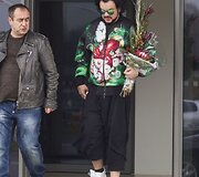 Filipas Kirkorovas Vilniaus oro uoste.