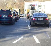 Vilniaus gatvėse padaugėjo vie&scaron;ajam transportui skirtų eismo juostų.