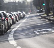 Vilniaus gatvėse padaugėjo vie&scaron;ajam transportui skirtų eismo juostų.