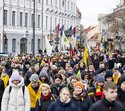 &Scaron;ventinė jaunimo eisena &bdquo;Lietuvos valstybės keliu&ldquo;