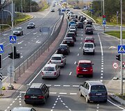 Spūstis link kelio į Alytų ir Druskininkus.