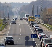 Spūstis link kelio į Alytų ir Druskininkus.