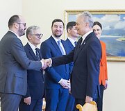 Gitanas Nausėda susitiko su Seimo valdyba