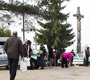 Visų &Scaron;ventųjų diena Vilniaus kapinėse.