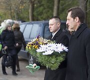 Visų &Scaron;ventųjų diena Vilniaus kapinėse.
