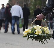 Visų &Scaron;ventųjų diena Vilniaus kapinėse.