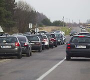 Visų &Scaron;ventųjų diena Vilniaus kapinėse.