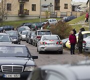 Visų &Scaron;ventųjų diena Vilniaus kapinėse.